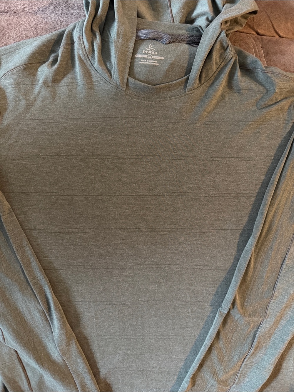 Prana Men's Lightweight Hooded Long-Sleeve Shirt — Olive